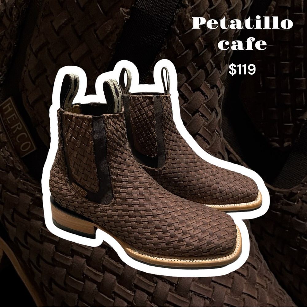 Botín Petatillo charro